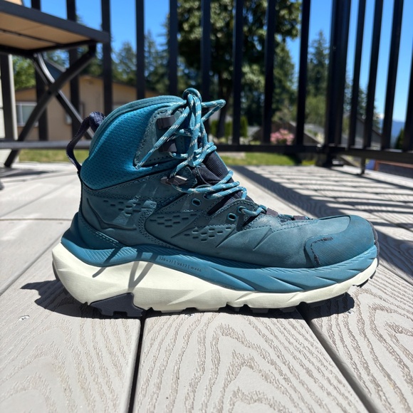 Hoka One One Kaha GTX Gore-Tex Mid 1123156-BCBGR Vibram Hiking Shoes Womens 8.5B - Picture 2 of 11